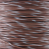 18 AWG Wire (Brown Striped)