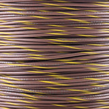 18 AWG Wire (Brown Striped)