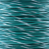 18 AWG Wire (Green Striped)