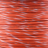 18 AWG Wire (Orange Striped)