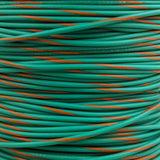 22 AWG Wire (Green Striped)