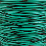 22 AWG Wire (Green Striped)