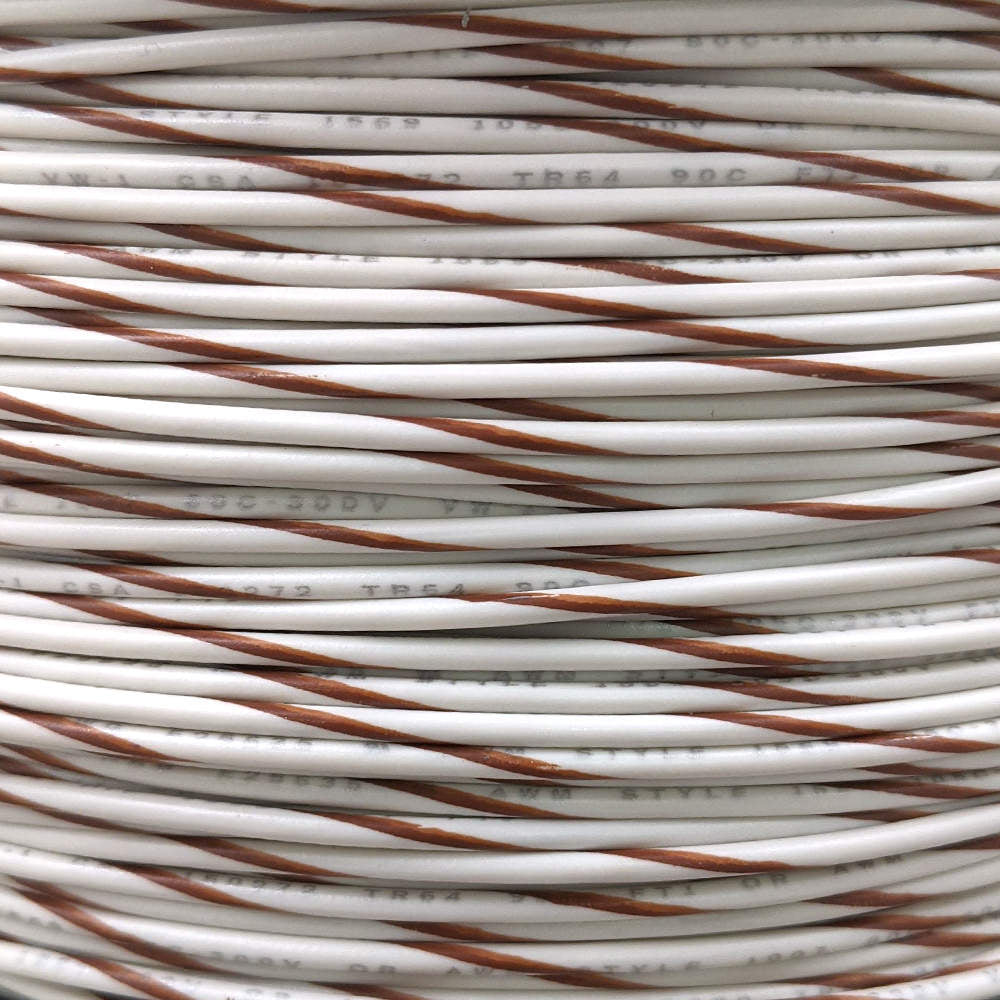 18 AWG Wire (White Striped)