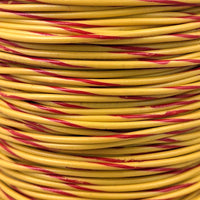 22 AWG Wire (Yellow Striped)