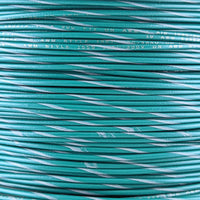 18 AWG Wire (Green Striped)