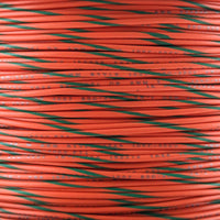 18 AWG Wire (Orange Striped)