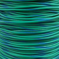 22 AWG Wire (Green Striped)