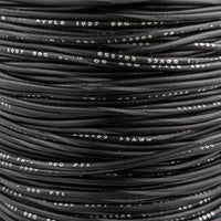 22 AWG Wire (Black Striped)